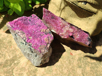 Natural Salrose Cobaltion Dolomite Specimens x 3 From Congo