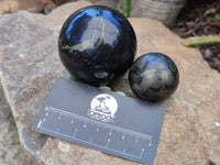 Polished Pharaoh Stone Spheres x 4 From Zimbabwe