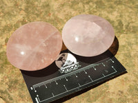 Polished Rose Quartz Palm Stones x 12 From Madagascar