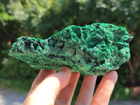 Natural Silky Malachite Specimens x 2 From Kasompe, Congo