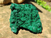 Natural Silky Malachite Specimens x 2 From Kasompe, Congo