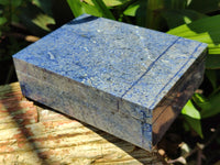 Hand Made Dumortierite Jewellery Box - Sold Per Item - From Mozambique