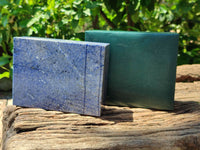 Hand Made Dumortierite Jewellery Box - Sold Per Item - From Mozambique