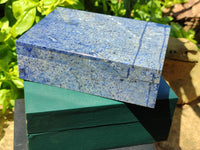 Hand Made Dumortierite Jewellery Box - Sold Per Item - From Mozambique