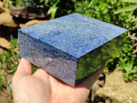 Hand Made Dumortierite Jewellery Box - Sold Per Item - From Mozambique