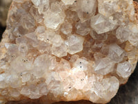 Natural Limonite Quartz Clusters x 3 From Zambia