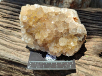 Natural Limonite Quartz Clusters x 3 From Zambia