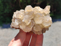 Natural Limonite Quartz Clusters x 3 From Zambia