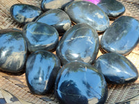 Polished Pharaoh Stone Palm Stones x 12 From Zimbabwe