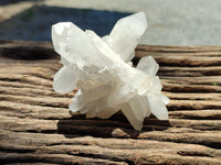 Natural White Quartz Clusters x 15 From Madagascar