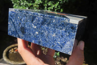 Hand Made Dumortierite Jewellery Box x 1 From Southern Africa