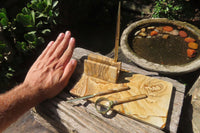 Polished Namibian Desert Picture Stone Jasper Desk Set - sold per item - From Namibia