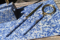 Hand Made Sodalite Desk Set - sold per item - From Namibia