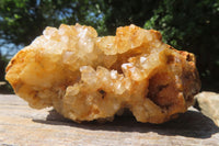 Natural Limonite Quartz Clusters x 6 From Solwezi, Zambia