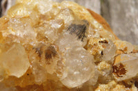 Natural Limonite Quartz Clusters x 6 From Solwezi, Zambia