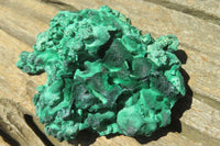 Natural Silky Malachite Specimens x 6 From Kasompe, Congo