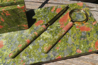 Polished Unakite Desk Set - Sold Per Item - From South Africa