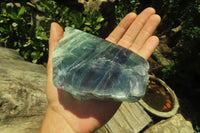 Polished On One Side Watermelon Fluorite x 3 From Namibia