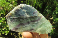 Polished On One Side Watermelon Fluorite x 3 From Namibia