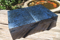 Hand Made Dumortierite Jewellery Box - Sold Per Item - From Mozambique