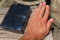 Hand Made Dumortierite Jewellery Box - Sold Per Item - From Mozambique