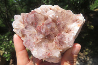 Natural Red Hematoid Quartz Clusters x 3 From Karoi, Zimbabwe