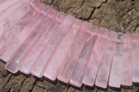 Hand Made Rose Quartz Egyptian Choker Necklace - Sold per Item - From Namibia