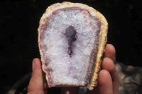 Natural Zululand Amethyst Geodes x 4 from Jozini, South Africa