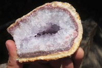 Natural Zululand Amethyst Geodes x 4 from Jozini, South Africa