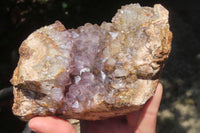 Natural Zululand Amethyst Geodes x 4 from Jozini, South Africa