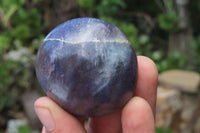 Polished Lepidolite Palm Stones x 24 From Madagascar