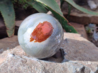 Polished Polychrome Jasper Spheres x 4 From Mahajanga, Madagascar