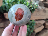 Polished Polychrome Jasper Spheres x 4 From Mahajanga, Madagascar