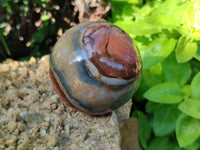 Polished Polychrome Jasper Spheres x 4 From Mahajanga, Madagascar