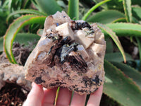 Natural Aegirine & Smokey Quartz Specimens x 2 From Zomba, Malawi