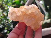 Natural Limonite Quartz Clusters x 6 From Solwezi, Zambia