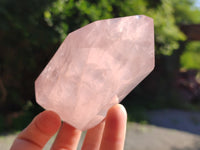 Polished Double Terminated Rose Quartz Points x 6 From Ambatondrazaka, Madagascar