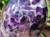 Polished Chevron Amethyst Standing Free Form x 1 from Zambia