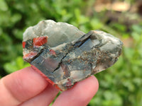 Natural Bloodstone Cobbed Specimens x 35 From Swaziland