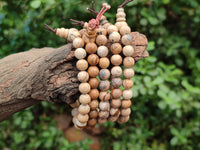 Polished Namibian Desert Picture Stone Jasper Beaded Stretch Buddha Bracelet - Sold Per Item - From Namibia