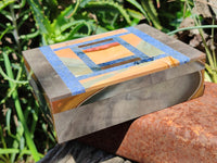 Hand Made Stone Jewellery Box x 1 From Southern Africa