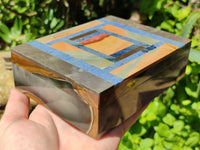 Hand Made Stone Jewellery Box x 1 From Southern Africa