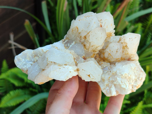 Natural Candle Quartz Clusters x 2 From Madagascar