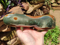 Polished Polychrome Jasper Standing Free Form x 1 From Madagascar