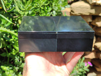 Hand Made Jet Lignite Jewellery Box x 1 From Swaziland