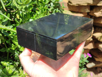 Hand Made Jet Lignite Jewellery Box x 1 From Swaziland