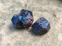 Natural Pyrope Garnet Specimens x 40 From Zimbabwe