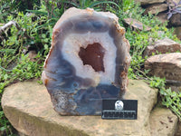 Polished Extra Large Amethyst Agate Geode x 1 From Madagascar