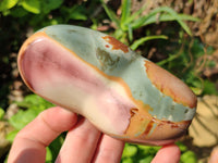 Polished Polychrome Jasper Standing Free Forms x 6 From Madagascar