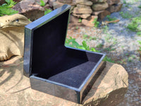 Hand Made Jet Lignite Jewellery Box x 1 From Swaziland